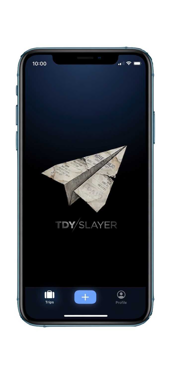 TDY Slayer app — home screen
